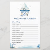 Nautical Ahoy Het is een jongen die goed op Baby w (Voorkant)