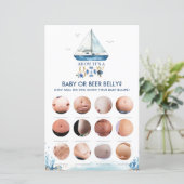 Nautical Ahoy Het is een jongen die in je telefoon (Staand voorkant)