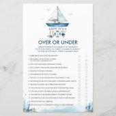 Nautical Ahoy Het is een jongen over of onder Baby (Voorkant)