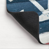 Nautical American Flag Muismat (Hoek)