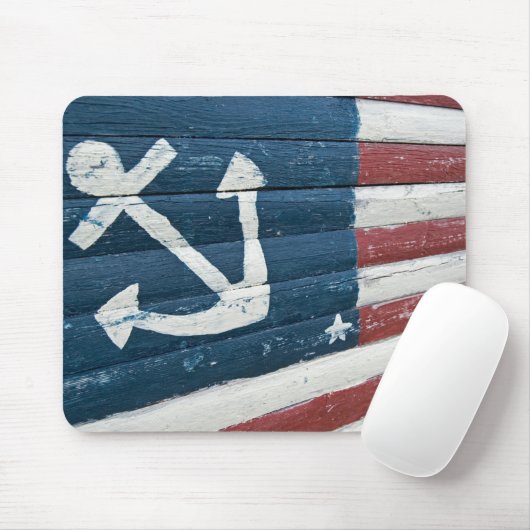 Nautical American Flag Muismat (Met muis)