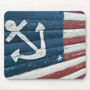 Nautical American Flag Muismat
