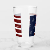 Nautical American vlag Red White Blue Starfish: Glas (Links)