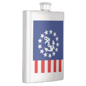 Nautical American Yacht Flag Decor Heupfles (Rechts)