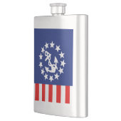 Nautical American Yacht Flag Decor Heupfles (Links)