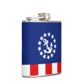 Nautical American Yacht Flag Decor Heupfles (Rechts)