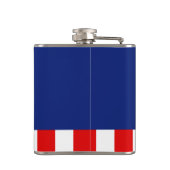 Nautical American Yacht Flag Decor Heupfles (Achterkant)