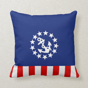 Nautical American Yacht Flag Decor Kussen