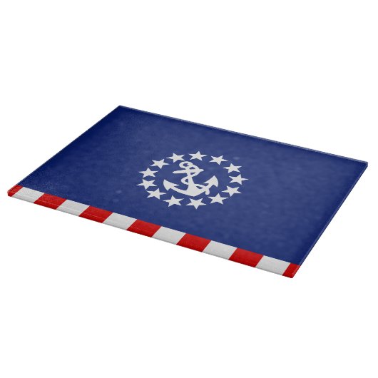 Nautical American Yacht Flag Decor Snijplank (Hoek)
