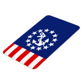 Nautical American Yacht Flag is bij de Marina Magneet (Linkerzijde)