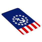 Nautical American Yacht Flag is bij de Marina Magneet (Rechterzijde)