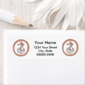 Nautical Anchor 1 Return Address Labels (Insitu)