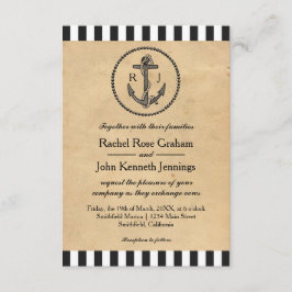 Nautical Anchor - 3x5 Weddenschap Kaart