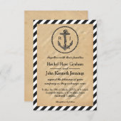  Nautical Anchor - 3x5 Weddenschap Kaart (Voorkant / Achterkant)