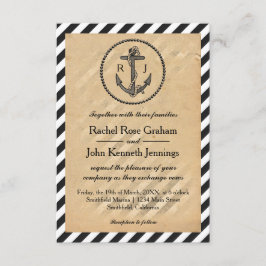 Nautical Anchor - 3x5 Weddenschap Kaart