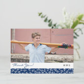 Nautical Anchor Afstuderen Class of 2016 Hartelijk Bedankkaart (Staand voorkant)