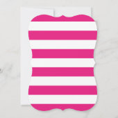 Nautical Anchor and Stripe Baby shower Invitation Kaart (Achterkant)