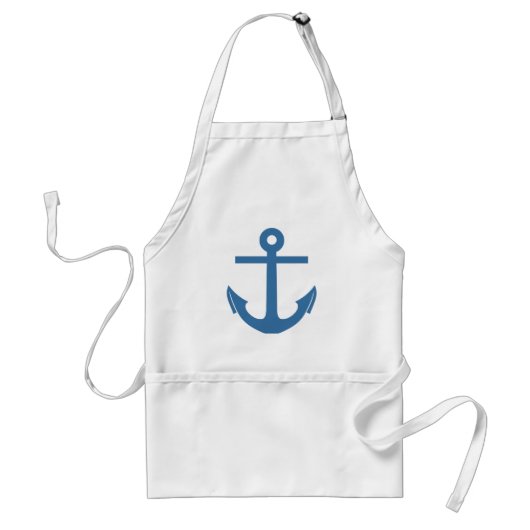 Nautical Anchor Apron Standaard Schort (Voorkant)