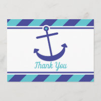 Nautical Anchor Baby shower Dank je wel
