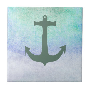 Nautical Anchor Beach Blue Summer  Tegeltje