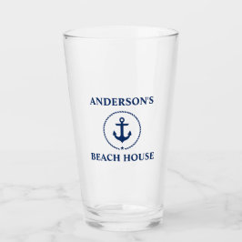 Nautical Anchor Beach House Name Glas