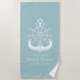 Nautical Anchor Beach House Name Strandlaken