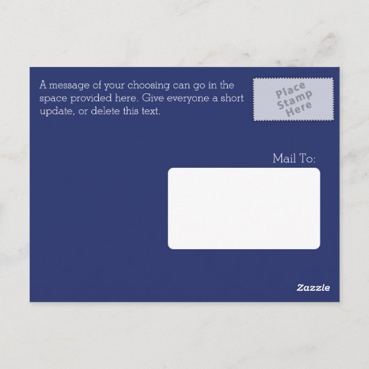 Nautical Anchor Bedankt Briefkaart (Achterkant)