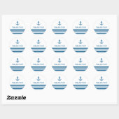 Nautical Anchor Bedankt Stickers (Vel)