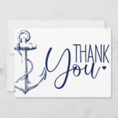 Nautical Anchor Bedankt White (Voorkant)