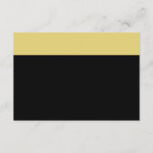 Nautical Anchor - Black Gold - Wedding Detail Informatiekaartje (Achterkant)