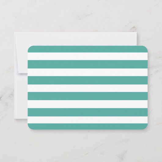 Nautical Anchor Blauwgroen Gold RSVP (Achterkant)