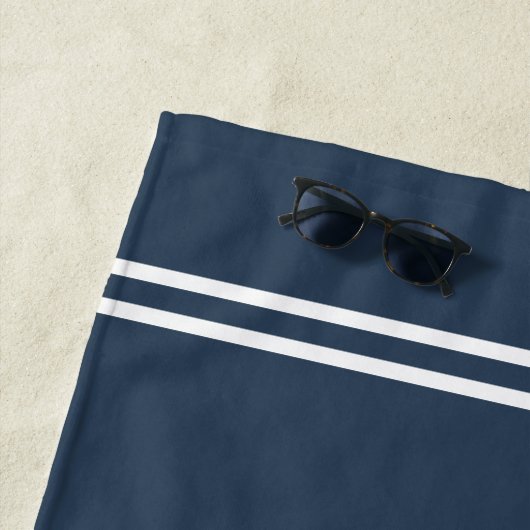 Nautical  Anchor Boat Name Navy Blue Grey Strandlaken (In situ)