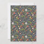 Nautical Anchor Bridal Shower Invitation Roze Kaart (Achterkant)