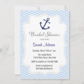Nautical Anchor Bridal Shower Kaart (Voorkant)