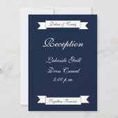 Nautical Anchor, bruiloft Kaart (Achterkant)