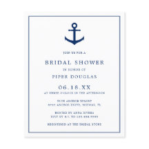 Nautical Anchor Budget Bridal Shower