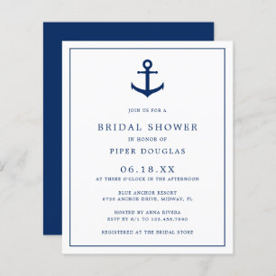 Nautical Anchor Budget Bridal Shower