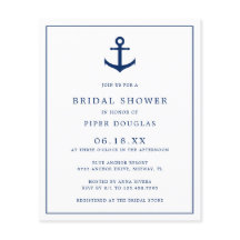 Nautical Anchor Budget Bridal Shower