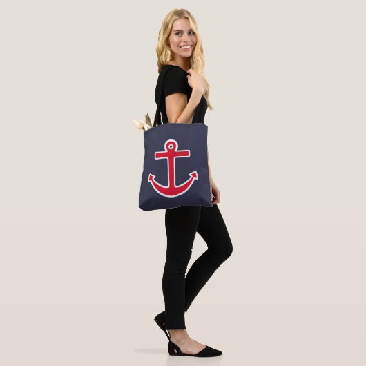 Nautical Anchor Canvas tas Gift (Op model)