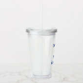 Nautical Anchor Captain Boot Naam Acryl Drinkbeker (Rechts)