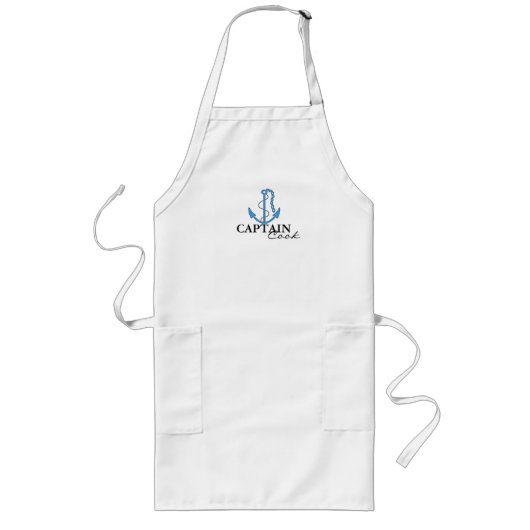 Nautical Anchor-Captain Cook Lang Schort (Voorkant)