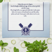 Nautical Anchor Creëer je eigen Recipe keepomwille Theedoek (Gevouwen)