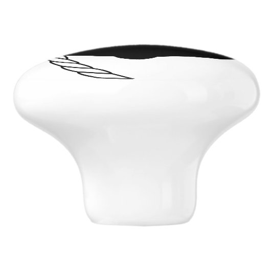 Nautical anchor Deb Lawer Keramische Knop (Zijkant)