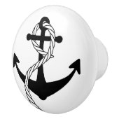 Nautical anchor Deb Lawer Keramische Knop (Rechts)