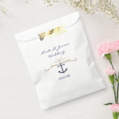 Nautical Anchor Elegant Classy Party Favor Bags Bedankzakje (Gezegeld)