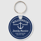 Nautical Anchor Family Reunion Trip Crueach Sleutelhanger (Voorkant)