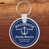 Nautical Anchor Family Reunion Trip Crueach Sleutelhanger (Voorkant)