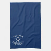 Nautical Anchor Family Reunion Trip Crueach Theedoek (Verticaal)