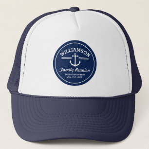Nautical Anchor Family Reunion Trip Crueach Trucker Pet
