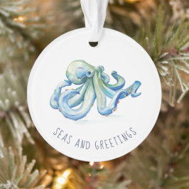 Nautical Anchor First Gehuwd met kerstversiering Ornament